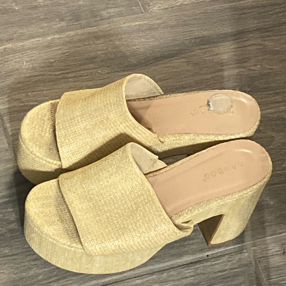 Women's Gold Platform Sandals